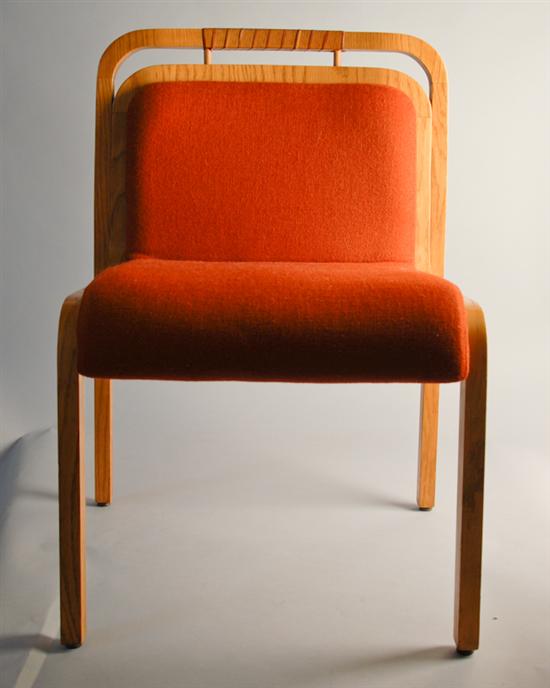 Appraisal: Four Tennis Chairs by Gunlocke Furniture Dated May with tennis