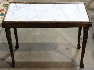 Appraisal: Victorian style occasional table Victorian style occasional table executed in