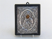 Appraisal: A modern Italian copy of a Russian icon stamped silver