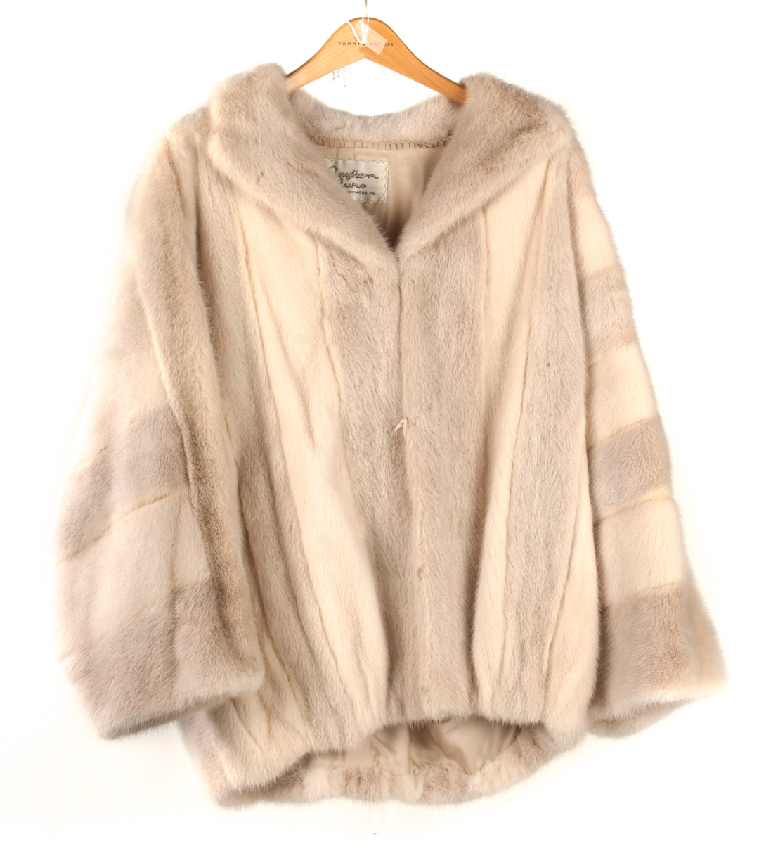 Appraisal: Guy LaRoche white mink jacket