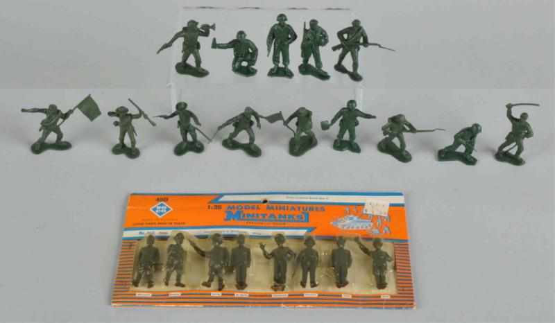 Appraisal: Carded WWII Figure Set Description Made in Austria Includes historical