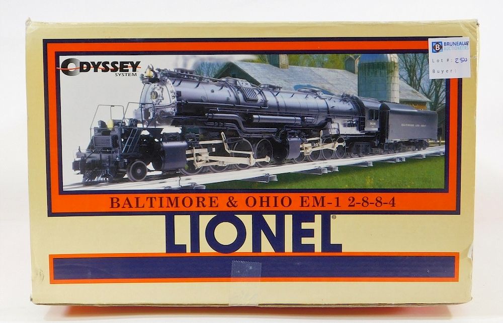 Appraisal: Lionel Baltimore Ohio EM- - - - O Locomotive United