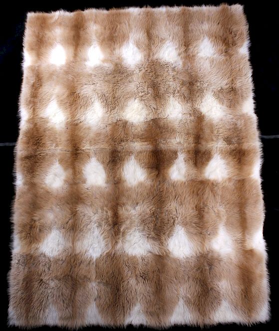 Appraisal: Prime Red Fox Pelt Blanket EXCELLENT Featured in this lot