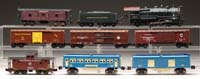 Appraisal: MIXED LOT OF LIONEL AND OTHER O GAUGE TRAINS Includes