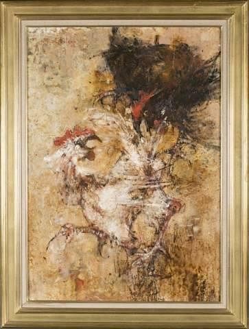 Appraisal: Michel De Gallard Abstract Rooster De Gallard Michel France -