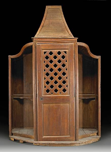 Appraisal: An interesting R gence oak confessional first quarter th century