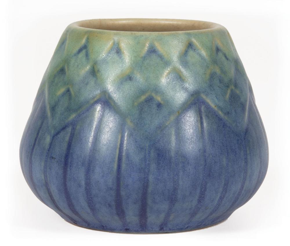 Appraisal: Newcomb College Art Pottery Pot decorated by Sadie Irvine with