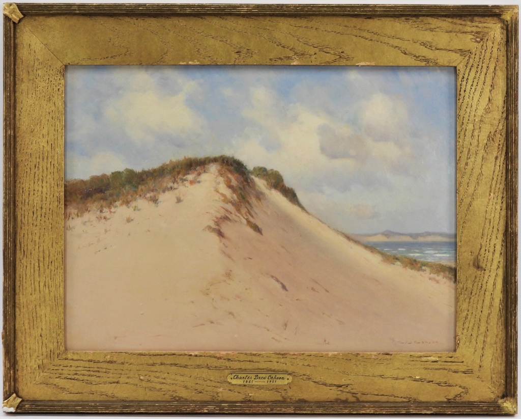 Appraisal: CHARLES DREW CAHOON NEW ENGLAND SAND DUNE PAINTING Massachusetts -