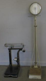 Appraisal: Antique Weigh Scales Includes a Fairbanks table model w x