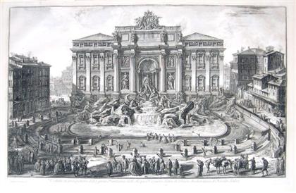 Appraisal: piece Engraving Piranesi Giovanni Battista Vedute di Roma Veduta in