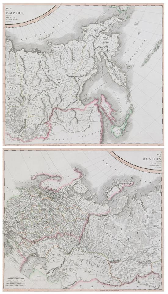 Appraisal: THREE MAPS A New Map of the Russian Empire London