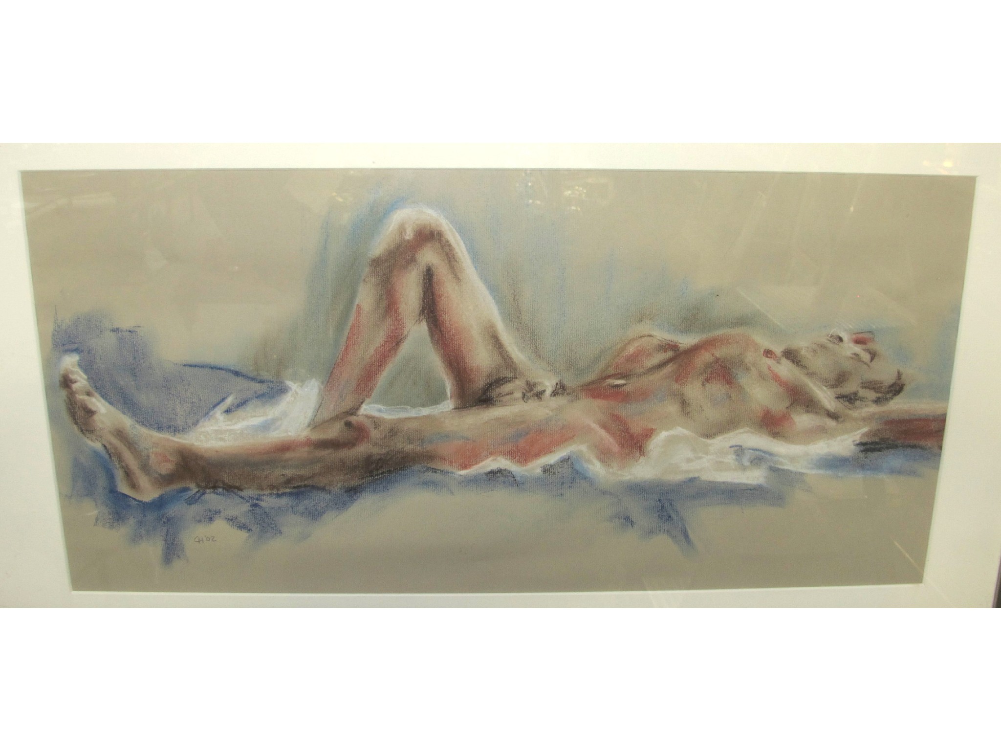 Appraisal: C HOWITT Three female studies chalk drawings