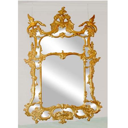 Appraisal: George III Style Gilt-Wood Mirror Estimate nbsp nbsp nbsp -