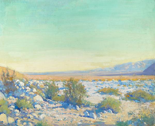 Appraisal: Alson Skinner Clark American - Desert Sagebrush estate-stamped 'Alson Clark'