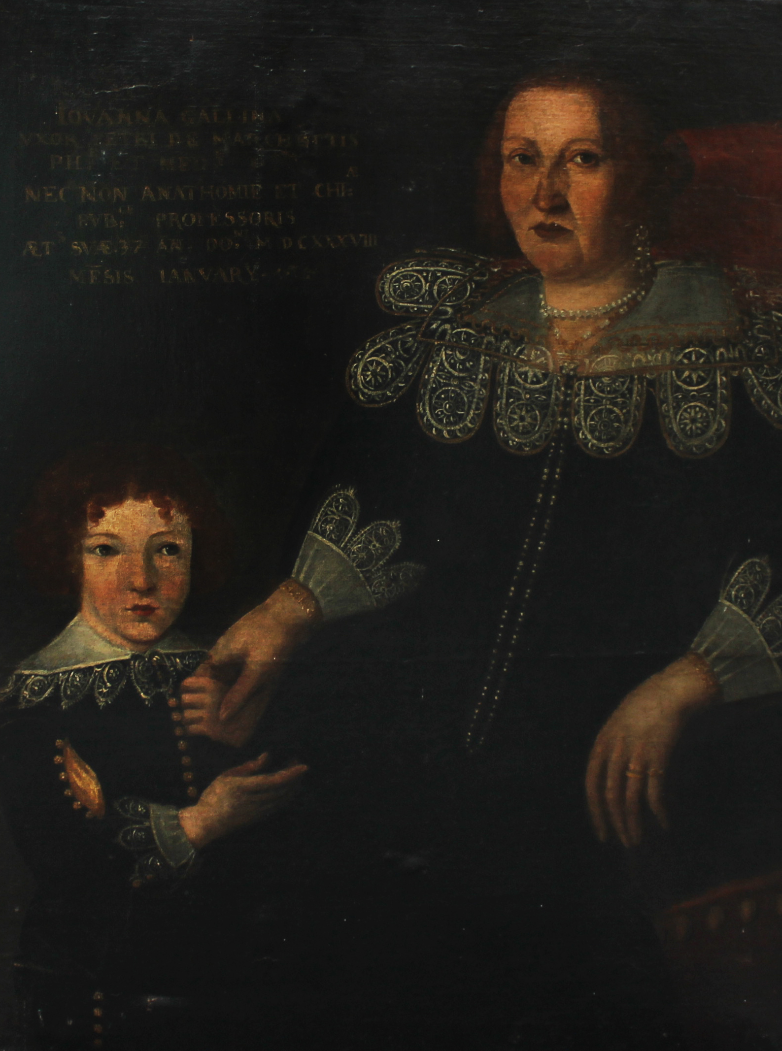 Appraisal: Follower of Justus Sustemans Portrait of Iovanna Gallina and her