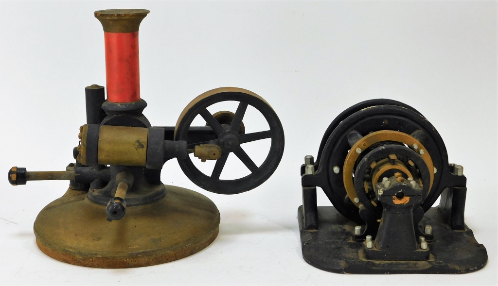 Appraisal: PC MOTOR AND PUMP WOOD MODELS United States England Early