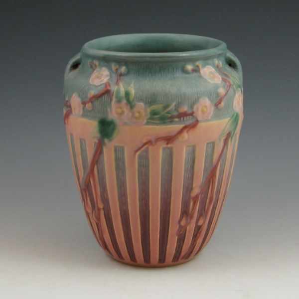 Appraisal: Roseville Cherry Blossom - '' vase in pink and blue