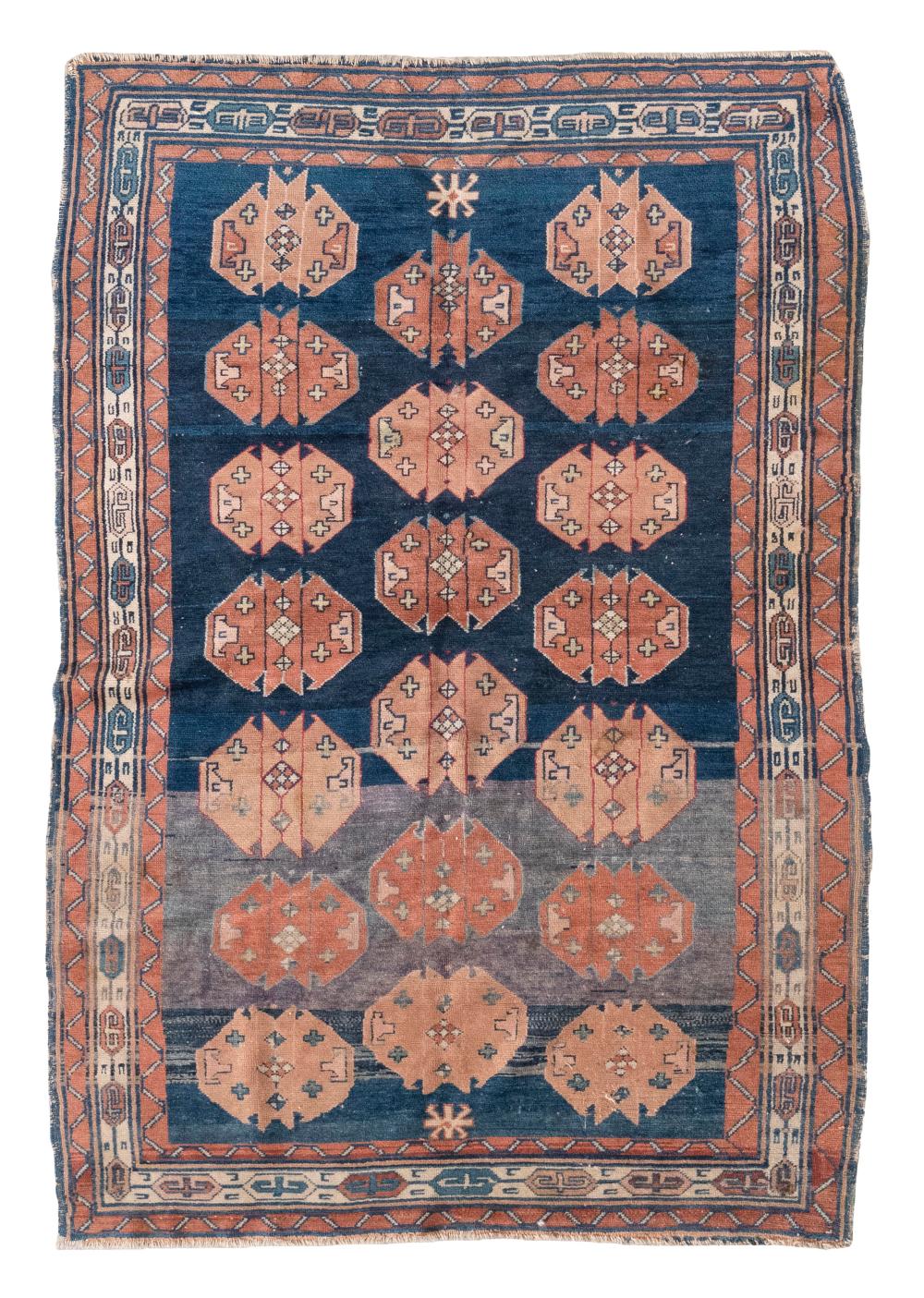 Appraisal: CAUCASIAN DESIGN RUG X LATE TH CENTURYCAUCASIAN DESIGN RUG '