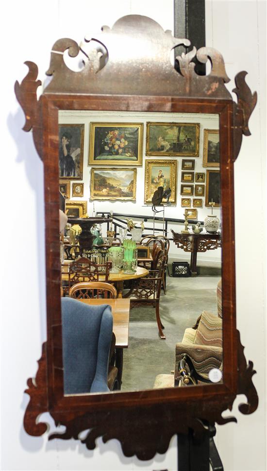 Appraisal: Sale Lot A Chippendale Style Mahogany Mirror th century having