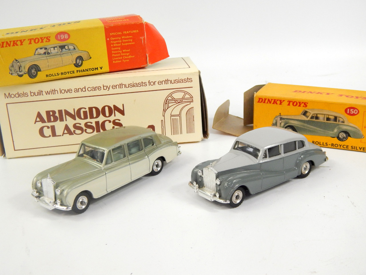 Appraisal: Two Dinky toys models comprising no a Rolls Royce Silver