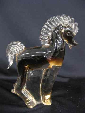 Appraisal: Art Glass Figurine of a Pony '' excellent