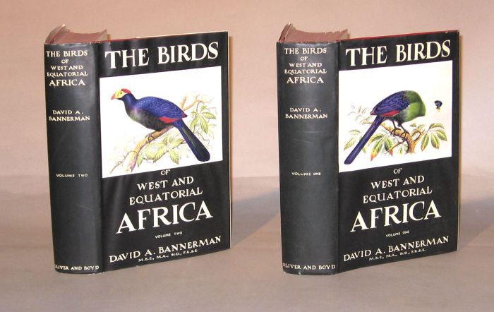 Appraisal: vols Bannerman David Armitage The Birds of West and Equatorial