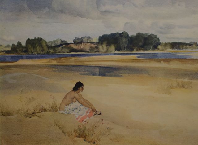 Appraisal: William Russell Flint - Ann Marie colour reproduction signed 'W