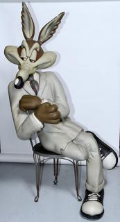 Appraisal: Warner Bros Wylie Coyote resin figure probably from a cartoon