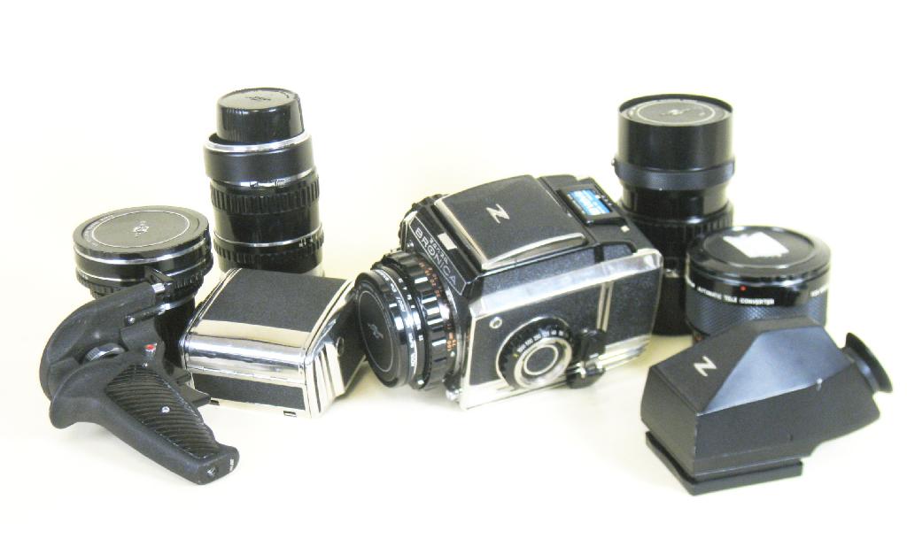 Appraisal: A Bronica S A Camera Outfit with a Nikkor mm