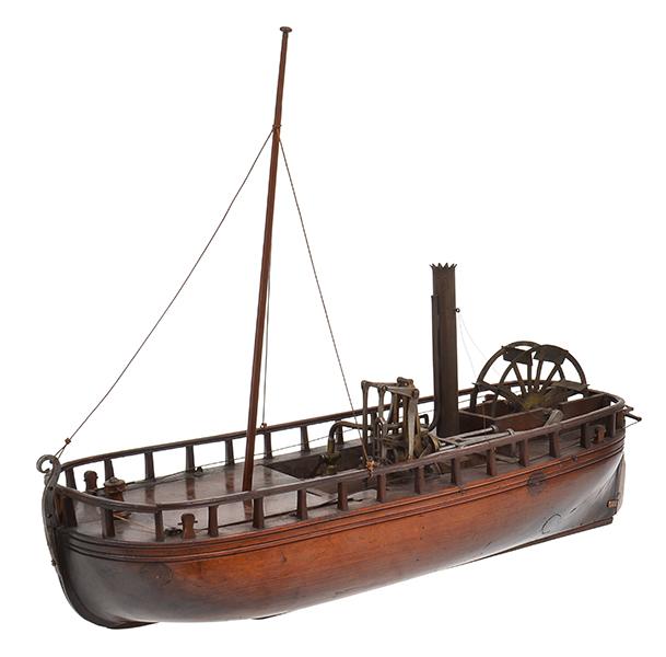 Appraisal: AN IMPORTANT LIVE STEAM MODEL OF THE 'CHARLOTTE DUNDAS'