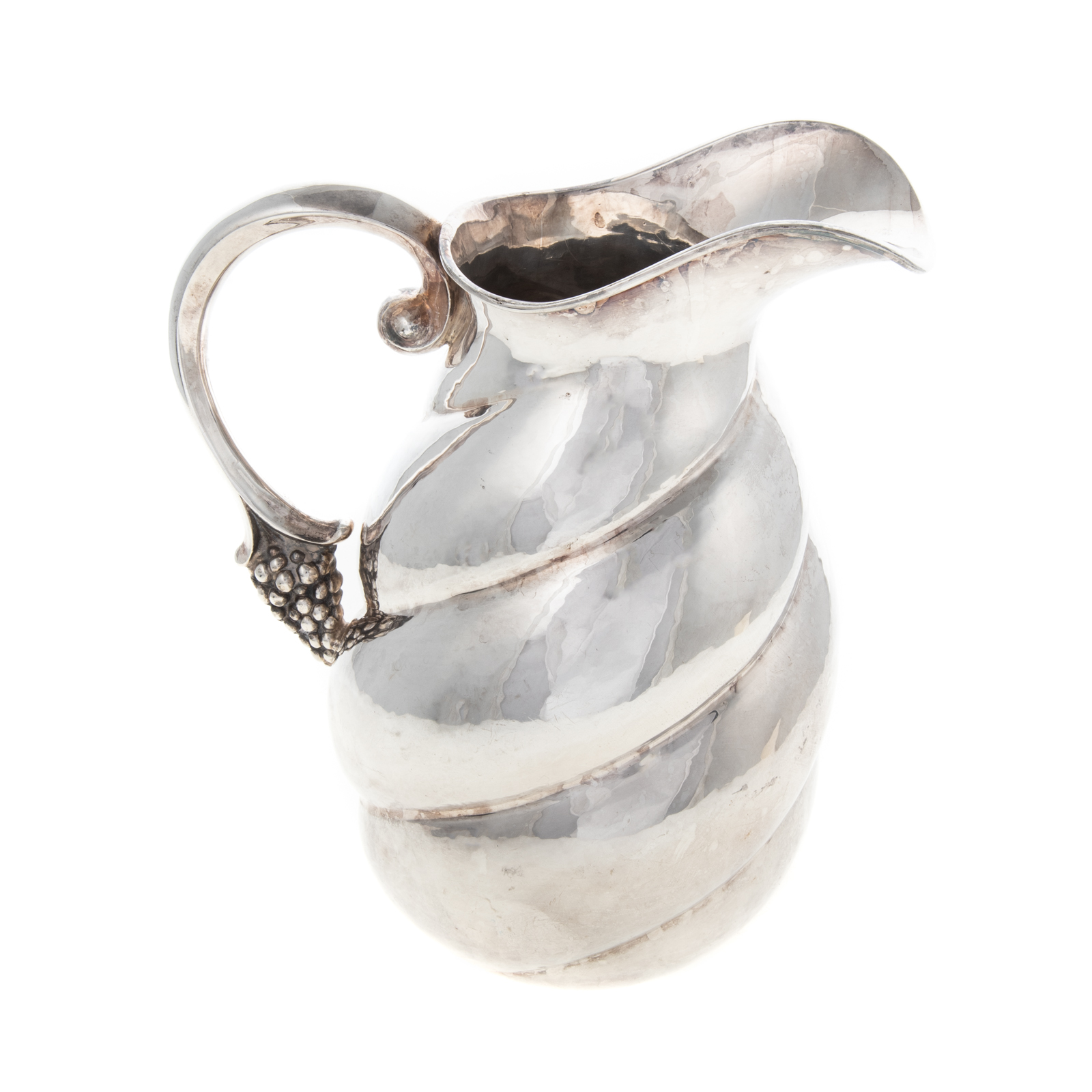 Appraisal: SPRITZER FUHRMANN STERLING WATER PITCHER Stamped Designed for Spritzer Fuhrmann