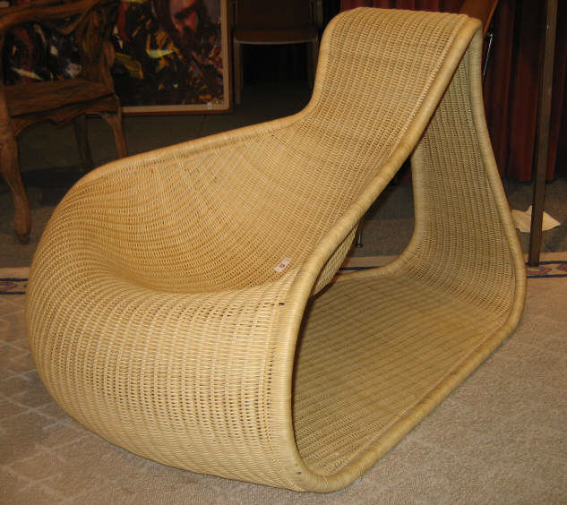 Appraisal: RODERICK BOS AGUNG woven chair manufactured by Driade Originally designed