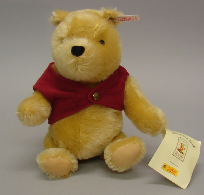 Appraisal: Gold mohair Winnie The Pooh Fully jointed with swivel head