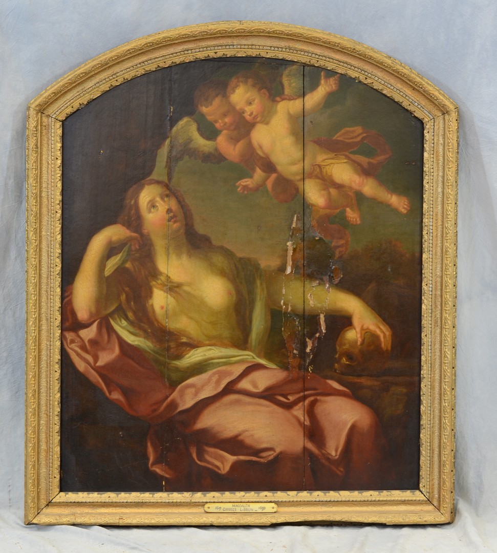 Appraisal: In the Style of Charles Lebrun French - Magdalen Oil