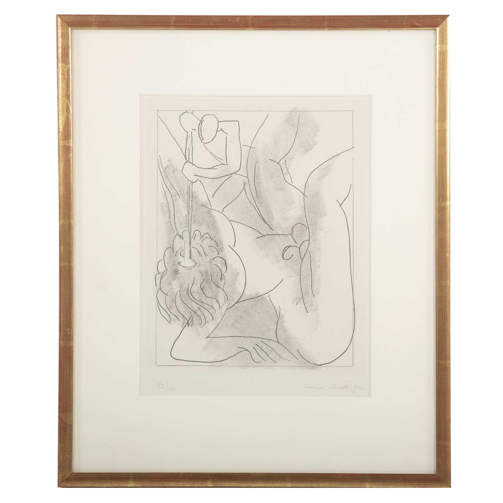 Appraisal: HENRI MATISSE THE CYCLOPS ETCHING French - Etching ed pencil