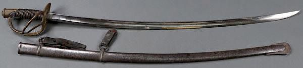 Appraisal: CIVIL WAR M SABER WRIST BREAKER CIVIL WAR M SABER