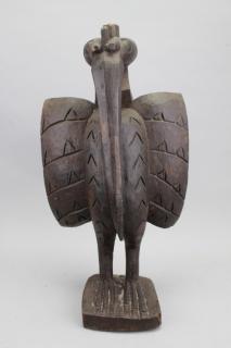 Appraisal: Carved African Senufo Bird Figure Wood Carved African Senufo Bird