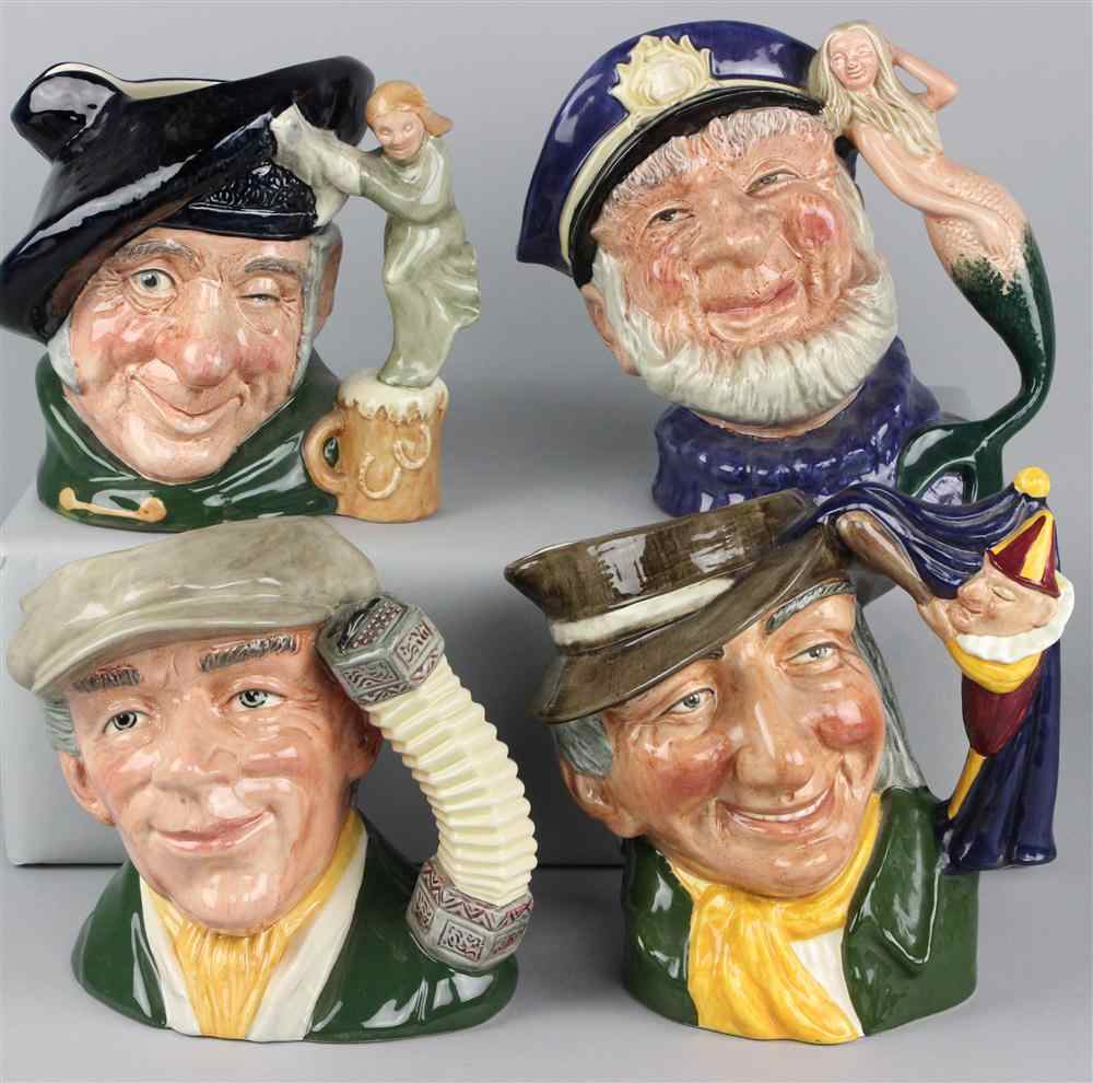 Appraisal: ROYAL DOULTON PROVINCIAL CHARACTER JUGS 'PUNCH AND JUDY MAN' D