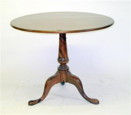 Appraisal: Queen Anne style circular tilt top tableH in Dia in