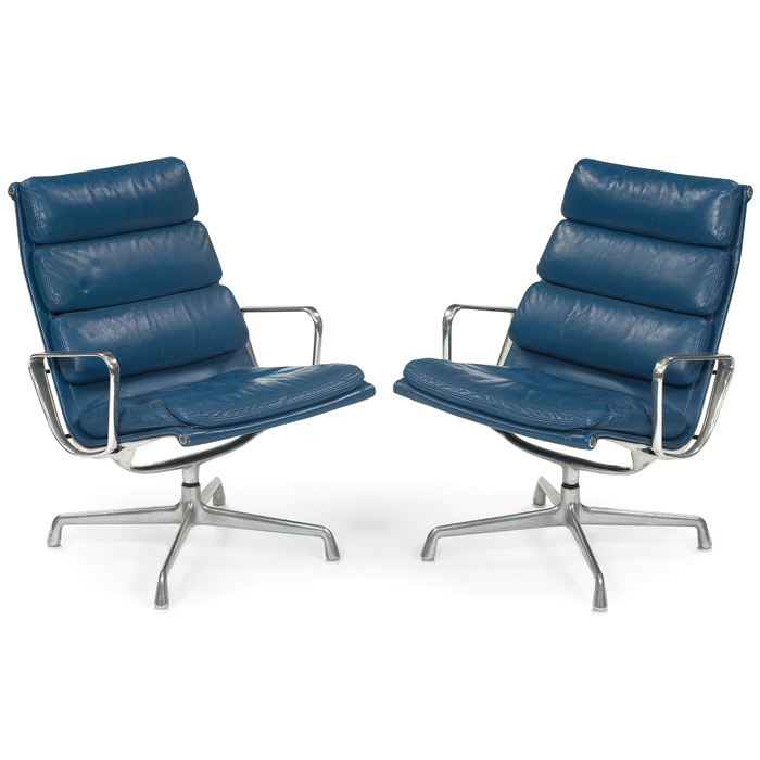 Appraisal: Charles Ray Eames Soft Pad lounge chairs by Herman Miller