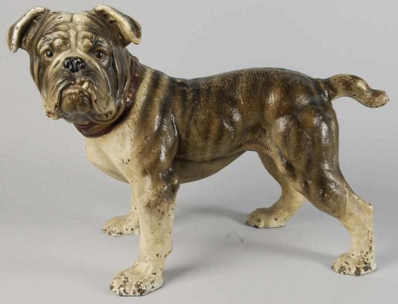 Appraisal: Cast Iron English Bulldog Ornament Description This is a very