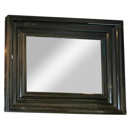 Appraisal: Flemish Baroque Style Ebony Mirror Estimate -