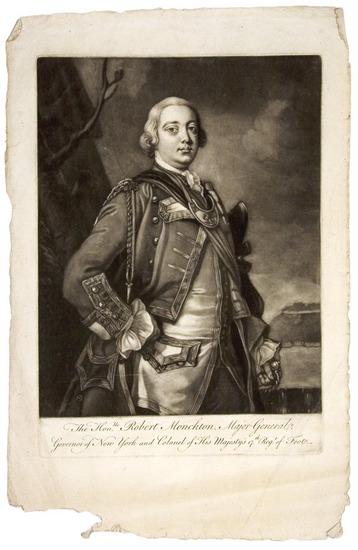 Appraisal: FRENCH INDIAN WAR - MONCKTON Robert The Honble Robert Mockton