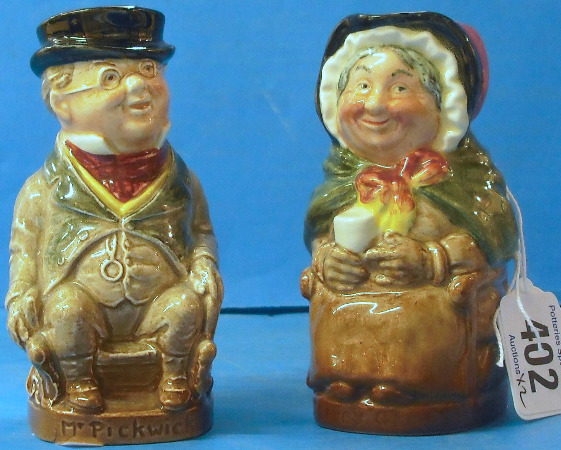 Appraisal: Royal Doulton Toby Jugs Sairy Gamp D and Mr Pickwick