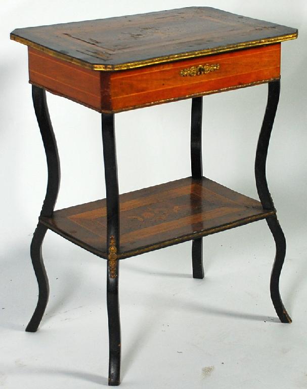 Appraisal: LATE th CENTURY CONTINENTAL WALNUT AND MARQUETRY INLAID AND GILT