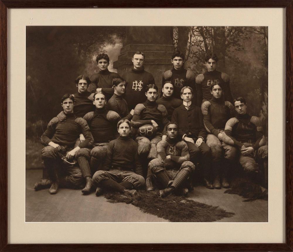 Appraisal: PHOTOGRAPH PORTRAIT OF A RUGBY TEAM LATE TH CENTURY X