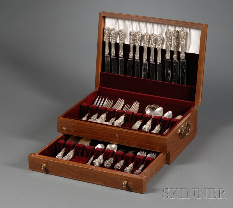 Appraisal: Reed Barton Sterling Francis I Flatware Service for Eight comprising