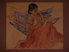 Appraisal: W C ON BROWN PAPER- WOMAN ON HAMMOCK SEWING BY