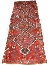 Appraisal: Antique Kurdish Carpet ca Late th Century Antique kurdish runner