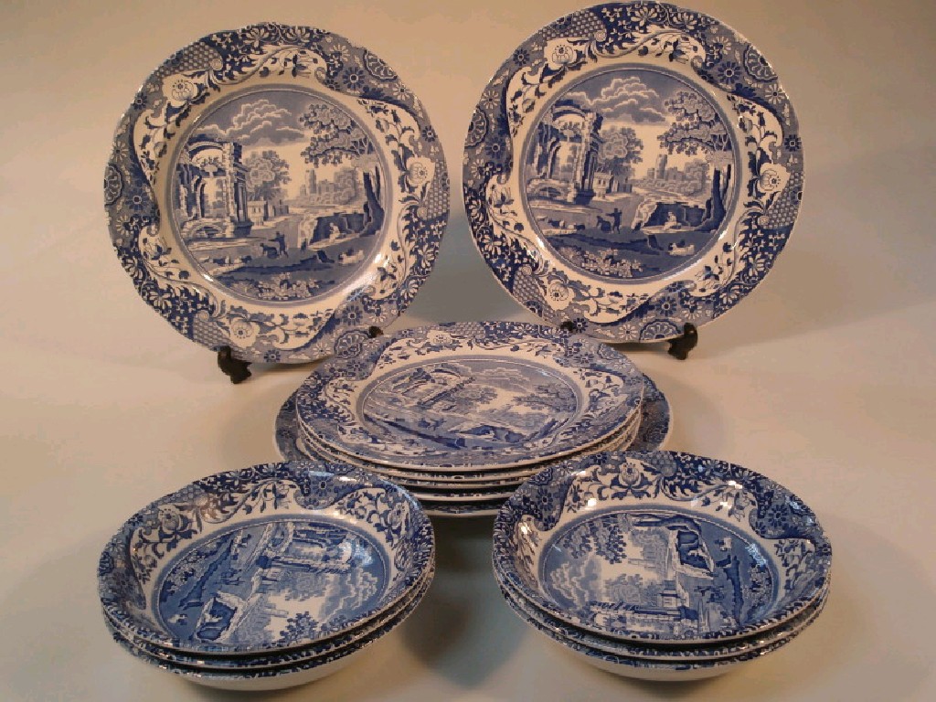 Appraisal: A quantity of Spode's Italian dinnerware comprising three large plates